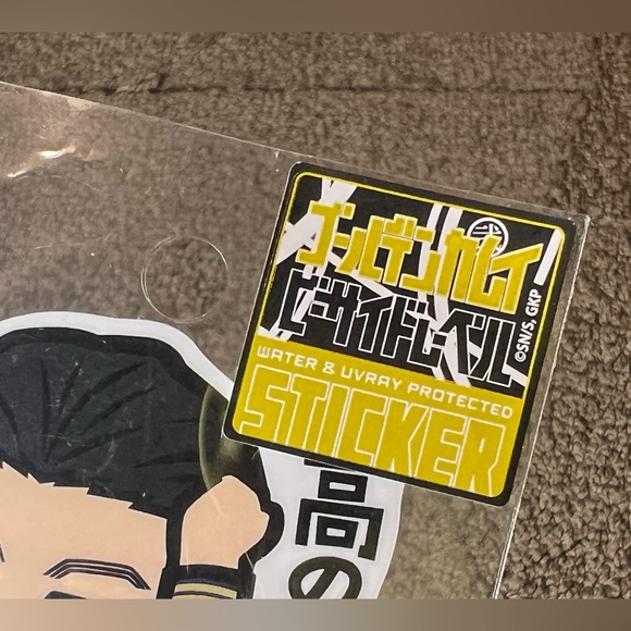Hyakunosuke Ogata Golden Kamuy B-Side Label Sticker Water & UV Ray Protected - Picture 3 of 6